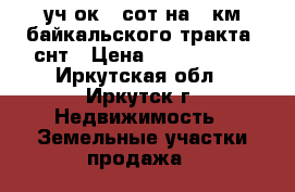 уч-ок17 сот на 12км байкальского тракта  снт › Цена ­ 2 400 000 - Иркутская обл., Иркутск г. Недвижимость » Земельные участки продажа   